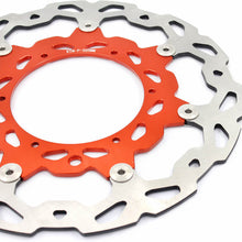 Load image into Gallery viewer, KKE Orange/Blue Oversize 320MM Brake Disc For KTM 125CC-640CC 1998-2022
