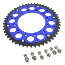 Load image into Gallery viewer, KKE Rear Billet Aluminum 44T/ 50T 51T Blue Sprocket For KTM Husqvarna Husaberg
