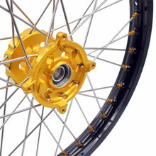 Load image into Gallery viewer, KKE 21 &amp; 18 Enduro Rims for Suzuki RMZ250 2007-2018 RMZ450 2005-2017 Gold Nipple
