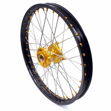 Load image into Gallery viewer, KKE 21 &amp; 18 Enduro Rims for Suzuki RMZ250 2007-2018 RMZ450 2005-2017 Gold Nipple
