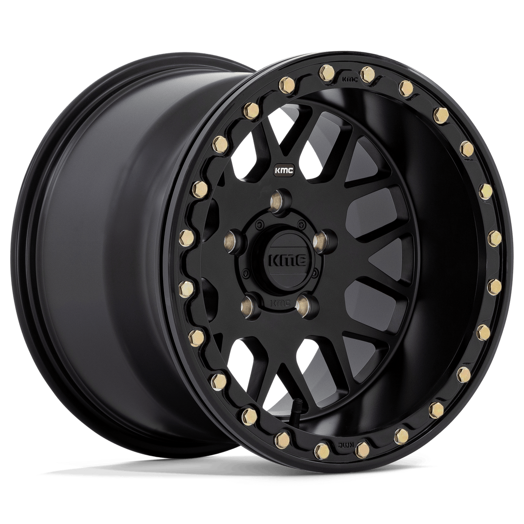 KMC UTV KS235 GRENADE BEADLOCK UTVL 14X7 4X137 S-BLK 38MM