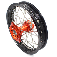 Load image into Gallery viewer, KKE 14"*1.4/12"*1.6 Kid's Small Wheels Rims Set Fit KTM SX 65 2002-2024

