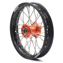 Load image into Gallery viewer, KKE 12/10 MIni Kid's Wheels For KTM SX50 2014-2023 GAS GAS MC50 2021-2023 Dirtbikes Orange Hub
