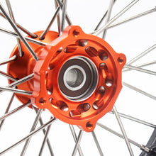 Load image into Gallery viewer, KKE 12/10 MIni Kid's Wheels For KTM SX50 2014-2023 GAS GAS MC50 2021-2023 Dirtbikes Orange Hub
