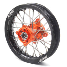 Load image into Gallery viewer, KKE 12/10 MIni Kid's Wheels For KTM SX50 2014-2023 GAS GAS MC50 2021-2023 Dirtbikes Orange Hub
