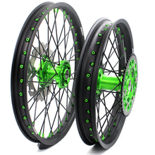 Load image into Gallery viewer, KKE 21/19 MX Dirtbike Spoked Wheels Rims For KAWASAKI KX250F KX450F 2006-2014 Disc
