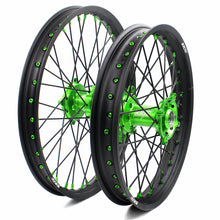 Load image into Gallery viewer, KKE 21/19 MX Dirtbike Spoked Wheels Rims For KAWASAKI KX250F KX450F 2006-2014 Disc
