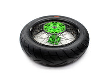 Load image into Gallery viewer, KKE 17inch KX450 KX450X KX250F 2020 KX450F 2019-2021 KX450 2019-2023 For KAWASAKI Supermoto Rims CST Tires Green
