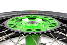 Load image into Gallery viewer, KKE 17inch KX450 KX450X KX250F 2020 KX450F 2019-2021 KX450 2019-2023 For KAWASAKI Supermoto Rims CST Tires Green
