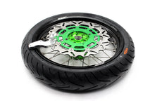 Load image into Gallery viewer, KKE 17inch KX450 KX450X KX250F 2020 KX450F 2019-2021 KX450 2019-2023 For KAWASAKI Supermoto Rims CST Tires Green

