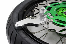 Load image into Gallery viewer, KKE 17inch KX450 KX450X KX250F 2020 KX450F 2019-2021 KX450 2019-2023 For KAWASAKI Supermoto Rims CST Tires Green
