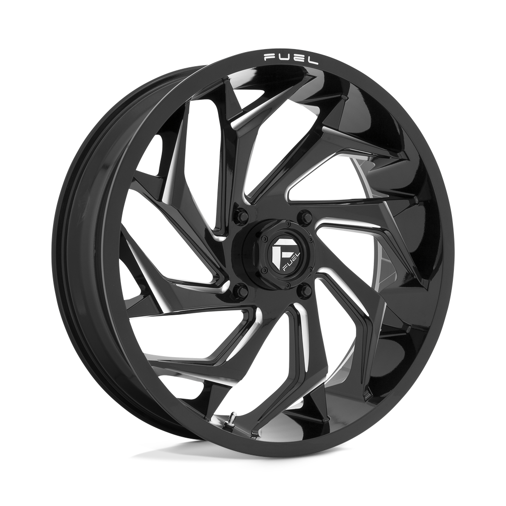 FUEL UTV D753 REACTION 22X7 FUEL 4X137 GL-BLK-MIL 00MM