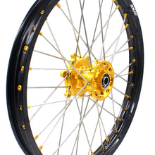 Load image into Gallery viewer, KKE 21 &amp; 19 MX Dirt Bike Rims For SUZUKI RM125 2001-2007 RM250 2008 Gold Nipple
