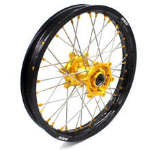 Load image into Gallery viewer, KKE 21 &amp; 19 MX Dirt Bike Rims For SUZUKI RM125 2001-2007 RM250 2008 Gold Nipple
