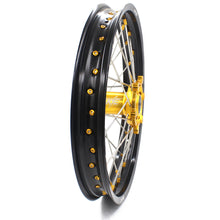 Load image into Gallery viewer, KKE 21 &amp; 19 MX Dirt Bike Rims For SUZUKI RM125 2001-2007 RM250 2008 Gold Nipple
