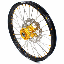 Load image into Gallery viewer, KKE 21 &amp; 19 MX Dirt Bike Rims For SUZUKI RM125 2001-2007 RM250 2008 Gold Nipple
