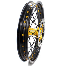 Load image into Gallery viewer, KKE 21/18 Enduro Off Road Wheels For SUZUKI DRZ400SM 2005-2024 Gold Nipples
