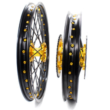 Load image into Gallery viewer, KKE 21 &amp; 18 Off Road Rims For SUZUKI DRZ400 DRZ400E DRZ400S Gold
