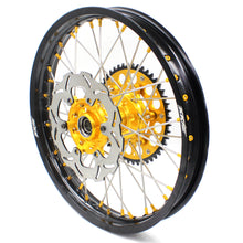 Load image into Gallery viewer, KKE 21 &amp; 19 MX Dirt Bikes Rims For SUZUKI RM125 RM250 1996-2000 Gold Nipples
