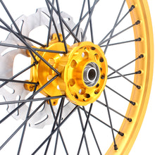Load image into Gallery viewer, KKE 21 &amp; 19 Gold Rims For Suzuki RM125 2001-2007 RM250 2001-2008 Off Road Wheels
