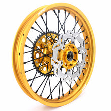 Load image into Gallery viewer, KKE 21 &amp; 19 Gold Rims For Suzuki RM125 2001-2007 RM250 2001-2008 Off Road Wheels
