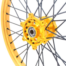 Load image into Gallery viewer, KKE 21 &amp; 19 Gold Rims For Suzuki RM125 2001-2007 RM250 2001-2008 Off Road Wheels
