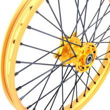 Load image into Gallery viewer, KKE 21 &amp; 19 Gold Rims For Suzuki RM125 2001-2007 RM250 2001-2008 Off Road Wheels
