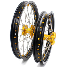 Load image into Gallery viewer, KKE 17/14 RM80 1993-2001 RM85 2002-2025 For SUZUKI Kid's Small Wheels Rims Gold Nipples
