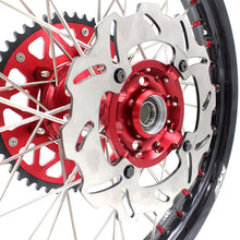 Load image into Gallery viewer, KKE 21 &amp; 19 Wheels for Suzuki RMZ250 2007-2025 RMZ450 2005-2025 Red Nipples
