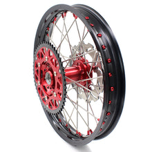 Load image into Gallery viewer, KKE 21 &amp; 19 Wheels for Suzuki RMZ250 2007-2025 RMZ450 2005-2025 Red Nipples
