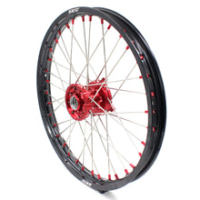 Load image into Gallery viewer, KKE 21 &amp; 19 Wheels for Suzuki RMZ250 2007-2025 RMZ450 2005-2025 Red Nipples
