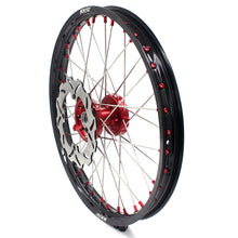 Load image into Gallery viewer, KKE 21 &amp; 19 Wheels for Suzuki RMZ250 2007-2025 RMZ450 2005-2025 Red Nipples
