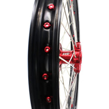 Load image into Gallery viewer, KKE 21 &amp; 19 Wheels for Suzuki RMZ250 2007-2025 RMZ450 2005-2025 Red Nipples
