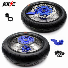 Load image into Gallery viewer, KKE 17 Inch Supermoto Rims Tires For YAMAHA WR250F 2001-2019 WR450F 2003-2018
