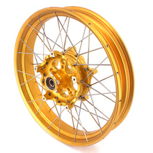 Load image into Gallery viewer, VMX 19inch &amp; 17inch Tubeless Spoked Wheels For BMW R1200GS 2013-2020 R1250GS 2019-2023 Gold Hub &amp; Rim
