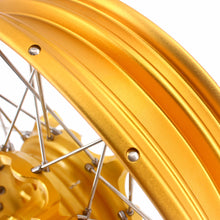 Load image into Gallery viewer, VMX 19inch &amp; 17inch Tubeless Spoked Wheels For BMW R1200GS 2013-2020 R1250GS 2019-2023 Gold Hub &amp; Rim
