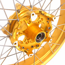 Load image into Gallery viewer, VMX 19 17 Inch CUSH Drive For BMW F750GS 2019-2024 Tubeless Alloy Spoke Wheels Gold Hub
