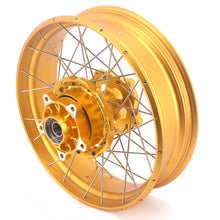 Load image into Gallery viewer, VMX 19 17 Inch CUSH Drive For BMW F750GS 2019-2024 Tubeless Alloy Spoke Wheels Gold Hub

