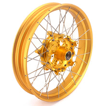Load image into Gallery viewer, VMX 19 17 Inch CUSH Drive For BMW F750GS 2019-2024 Tubeless Alloy Spoke Wheels Gold Hub
