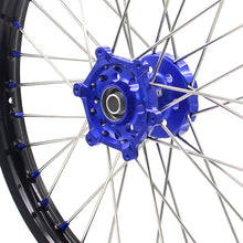 Load image into Gallery viewer, KKE 21 18 Rims for Yamaha WR250F 2001-2016 WR450F 2003-2015 Blue Nipple 250mm/245mm
