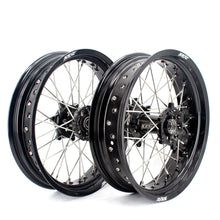 Load image into Gallery viewer, KKE 3.5 &amp; 5.0 17 Inch Wheels for Yamaha WR250F 2001 WR450F 2003-2018 Black

