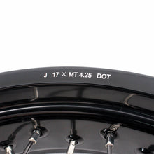 Load image into Gallery viewer, KKE 3.5 &amp; 5.0 17 Inch Wheels for Yamaha WR250F 2001 WR450F 2003-2018 Black
