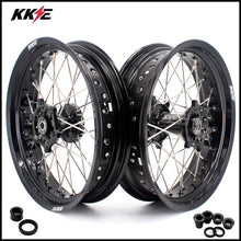 Load image into Gallery viewer, KKE 3.5 &amp; 5.0 17 Inch Wheels for Yamaha WR250F 2001 WR450F 2003-2018 Black
