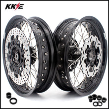 Load image into Gallery viewer, KKE 3.5 &amp; 5.0 17 Inch Wheels for Yamaha WR250F 2001 WR450F 2003-2018 Black
