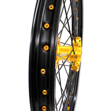 Load image into Gallery viewer, KKE 21" &amp; 19" Mx Diretibke Wheels For YAMAHA YZ125/250 1999-2016 YZ250F/450F 2003-2015 Black Spokes With Disc
