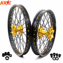 Load image into Gallery viewer, KKE 21 &amp; 19 MX RM125 RM250 1996-2000 For SUZUKI Spoked Wheels Set
