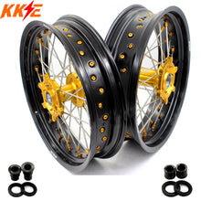 Load image into Gallery viewer, KKE 3.5/4.25*17 Inch Supermoto Wheels For SUZUKI DRZ400SM 2005-2024 CST Tires Rim
