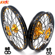 Load image into Gallery viewer, KKE 21 &amp; 18 Off Road Rims For SUZUKI DRZ400 DRZ400E DRZ400S Gold
