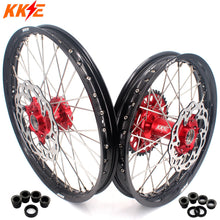 Load image into Gallery viewer, KKE 21" 18" Enduro Spoked Wheels For GAS GAS EC MC EX 125-450CC 2021-2025 Dirtbike Spoked Wheels Set
