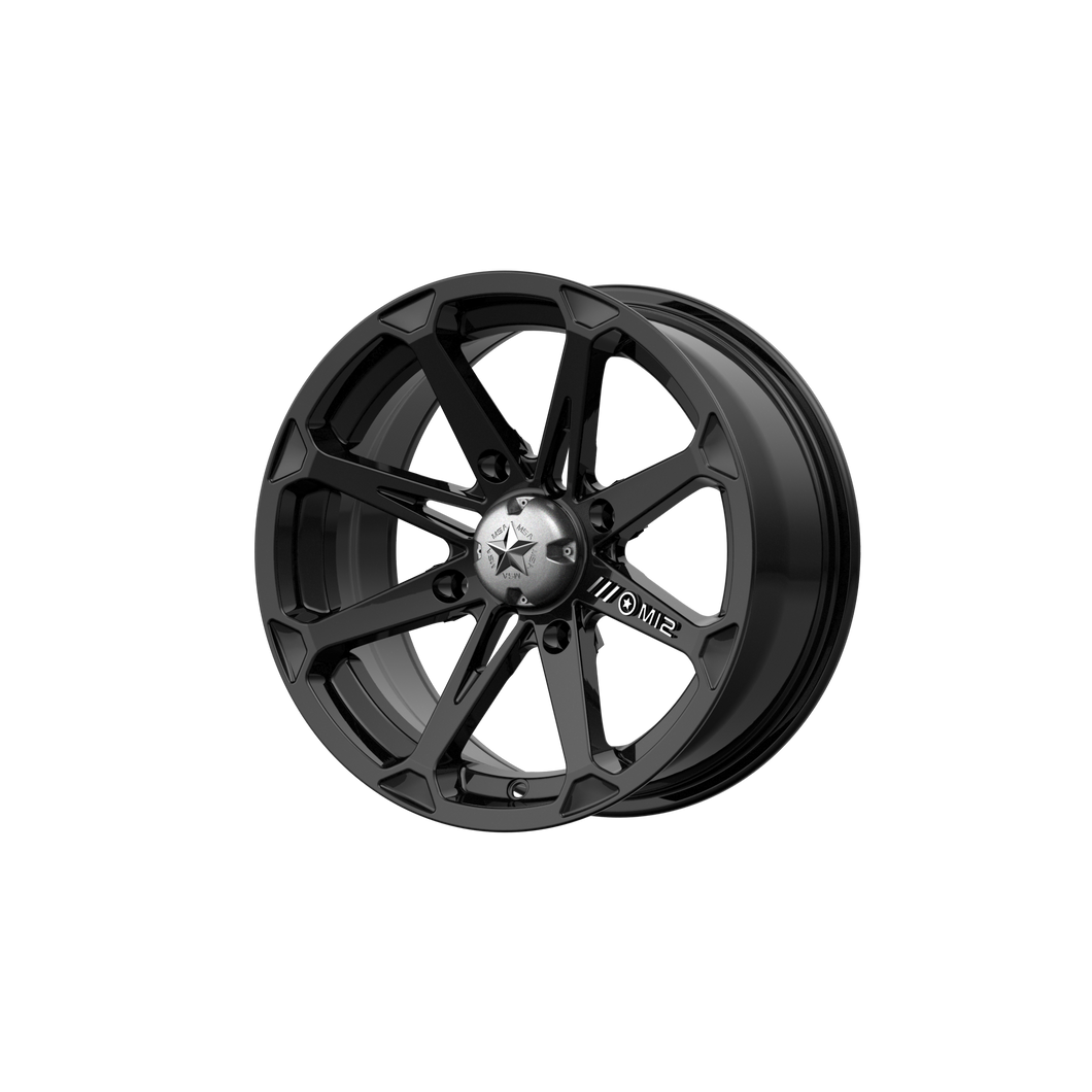 M12 DIESEL 18X7 4X156 GLOSS BLACK 10MM